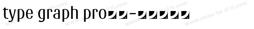 type graph pro字体字体转换